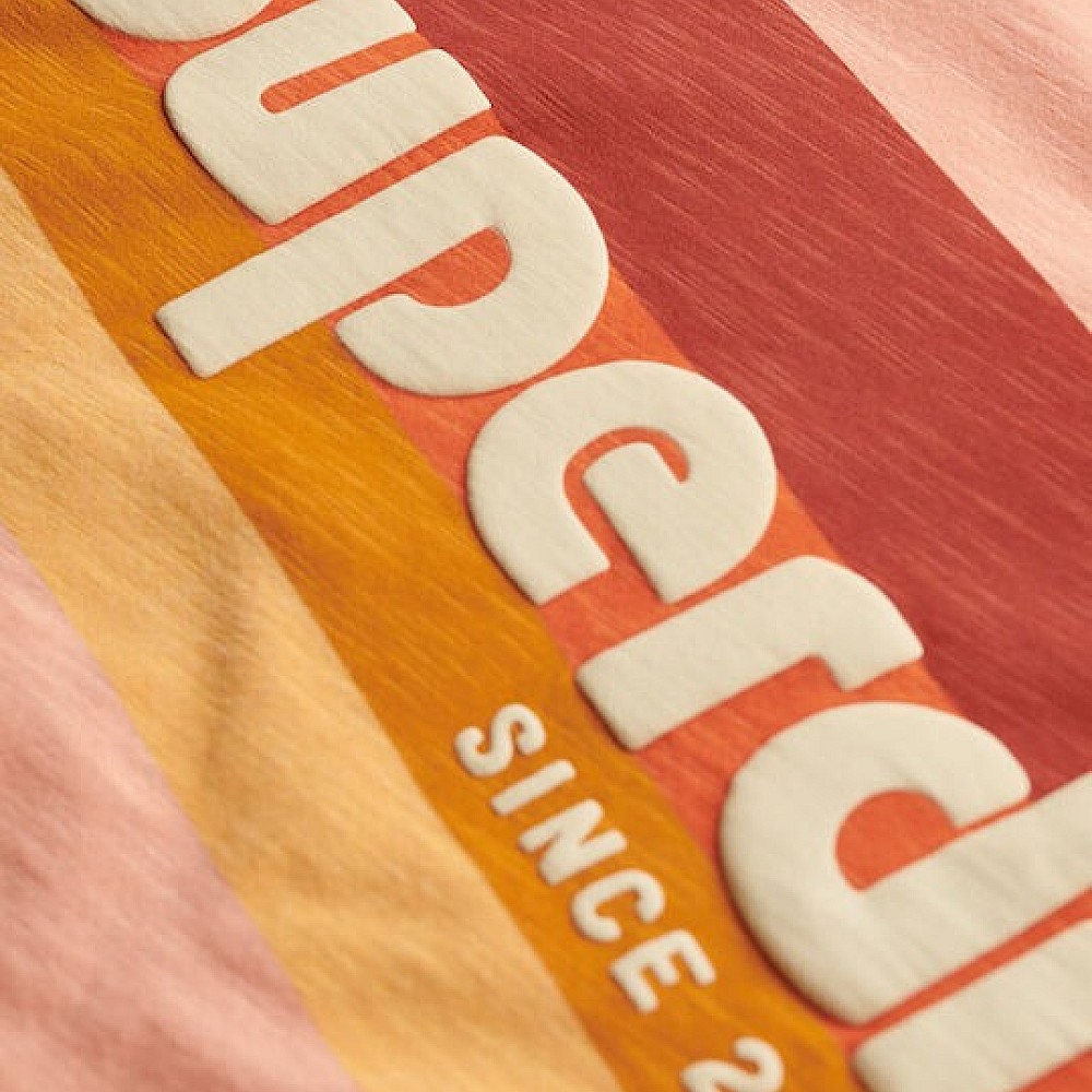 Superdry T-shirt Πορτοκαλί M1012137B-F9D