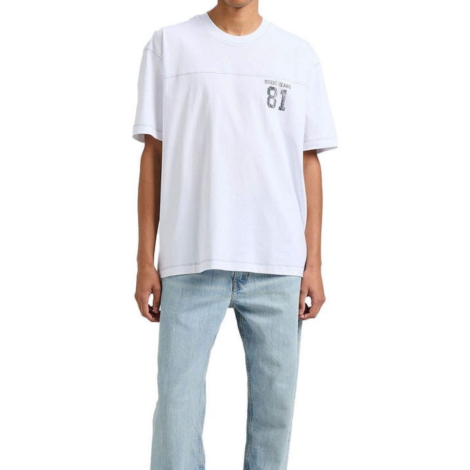 GUESS M5RI73K8FQ4 GJ SS CN OS GJ81 TEE - MID ORGANIC HEA