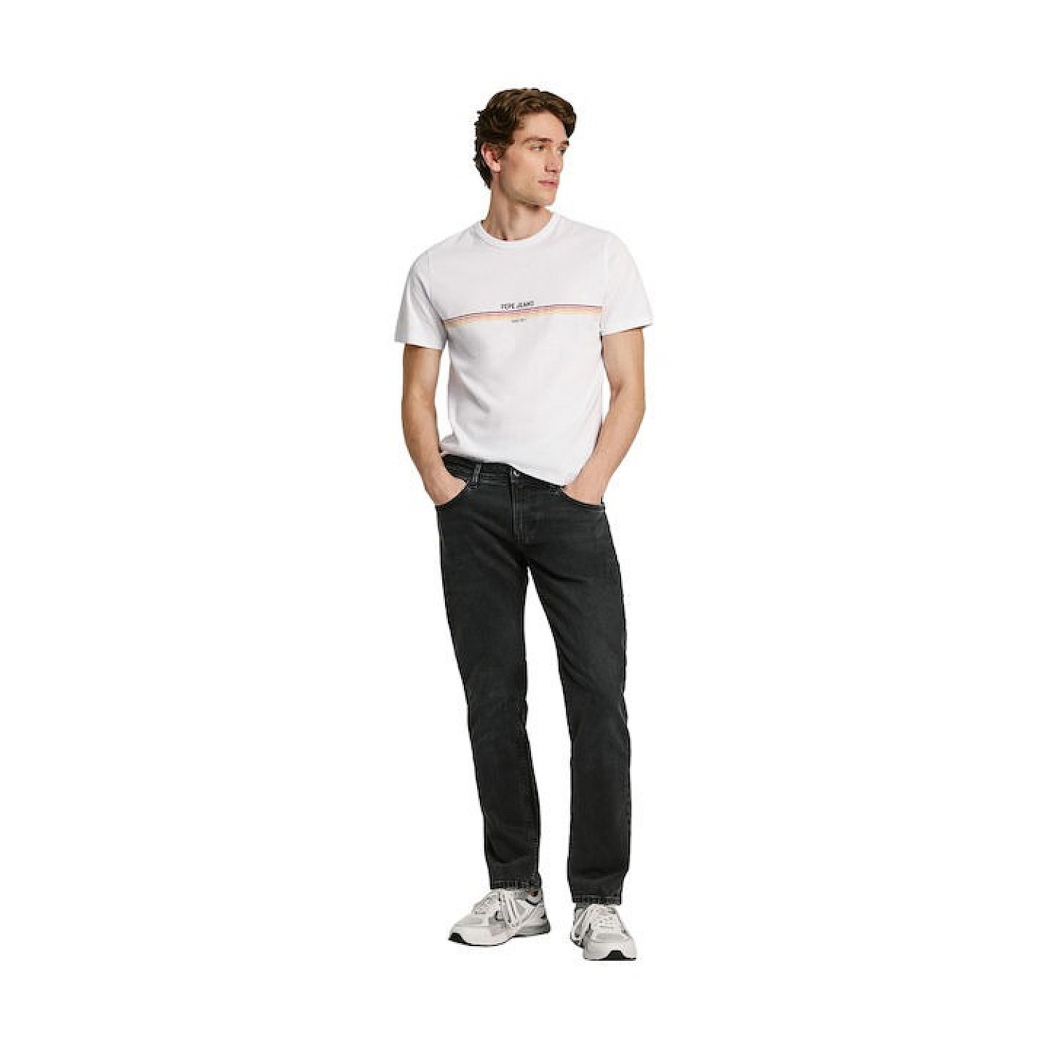 PEPE JEANS PM207393HW64 DROP 2 STRAIGHT JEANS 34 ΠΑΝΤΕΛΟΝΙ ΑΝ