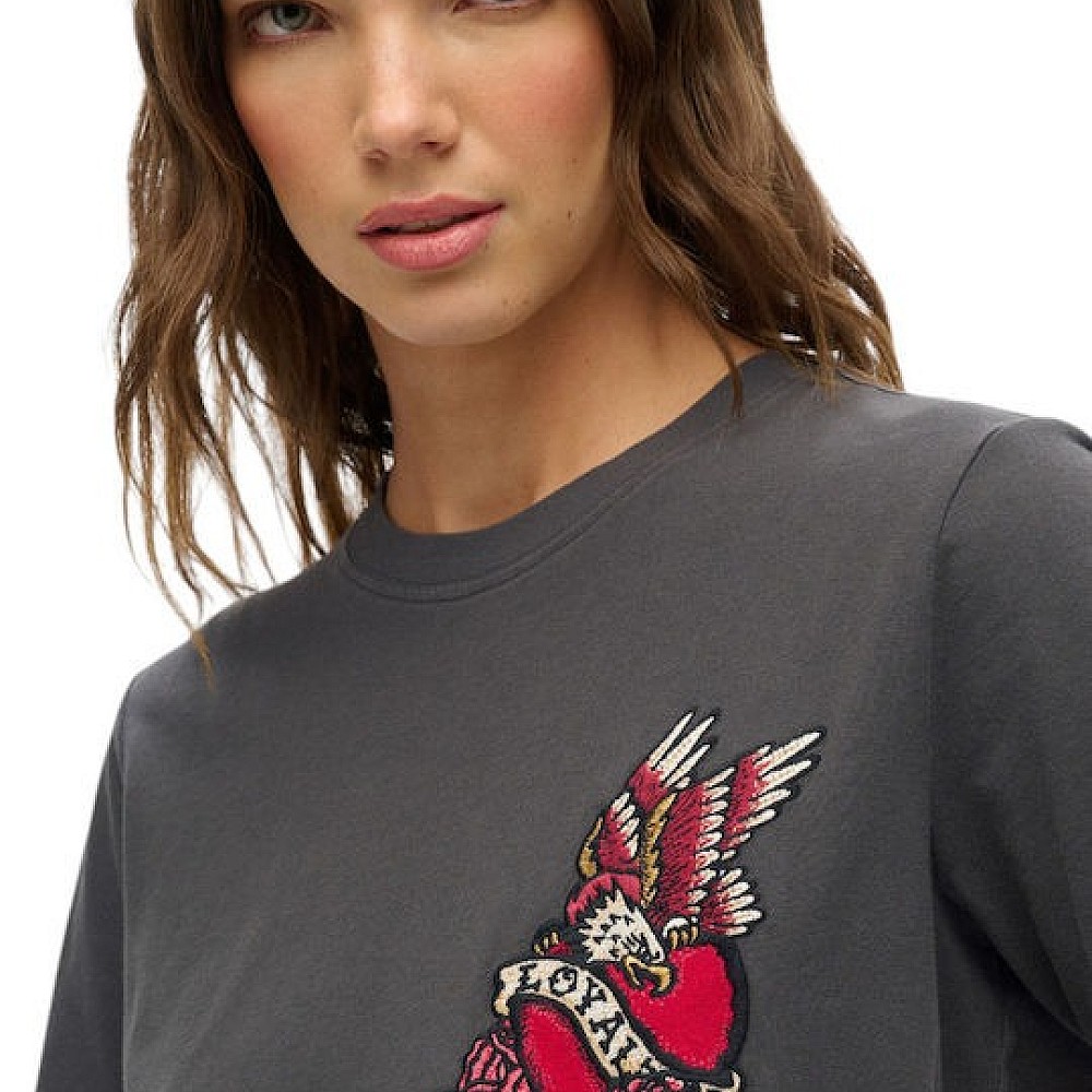 SUPERDRY W1011605A D2 OVIN OLD SCHOOL TATTOO RELAXED TEE ΜΠ