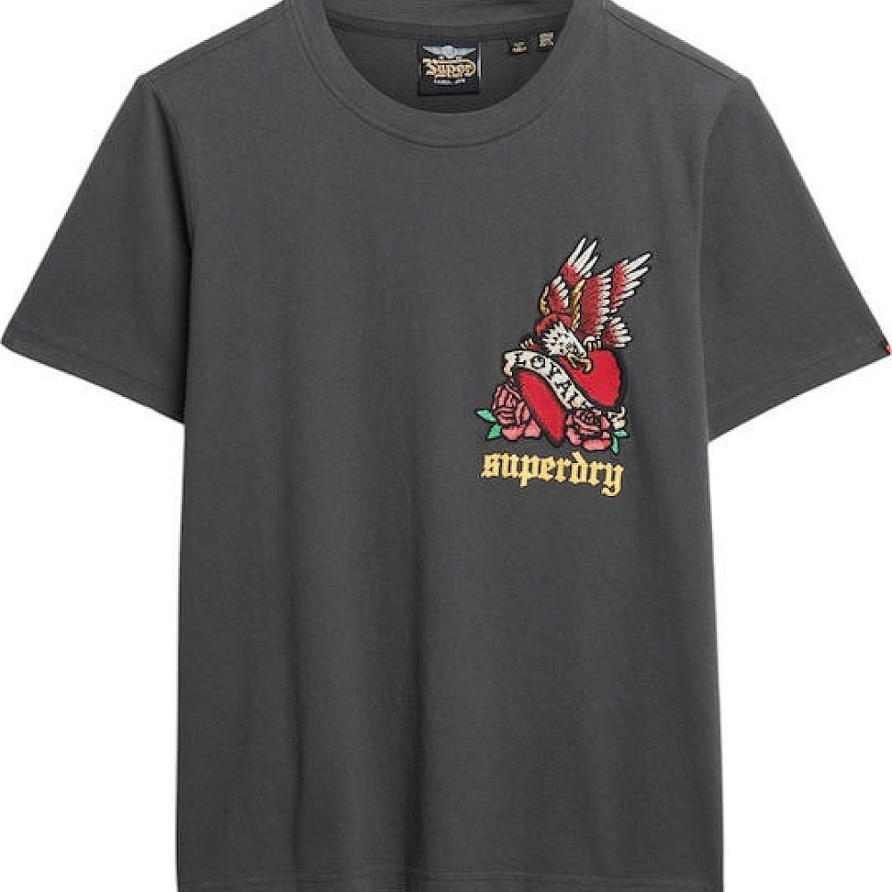 SUPERDRY W1011605A D2 OVIN OLD SCHOOL TATTOO RELAXED TEE ΜΠ