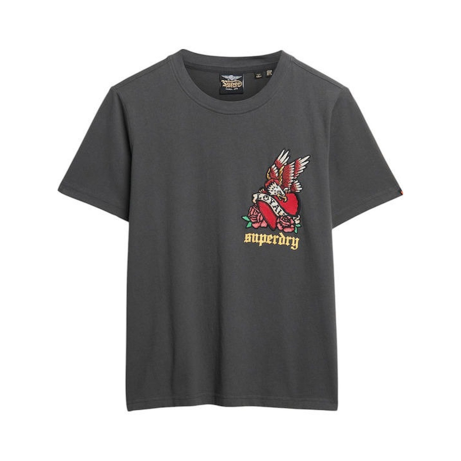 SUPERDRY W1011605A D2 OVIN OLD SCHOOL TATTOO RELAXED TEE ΜΠ