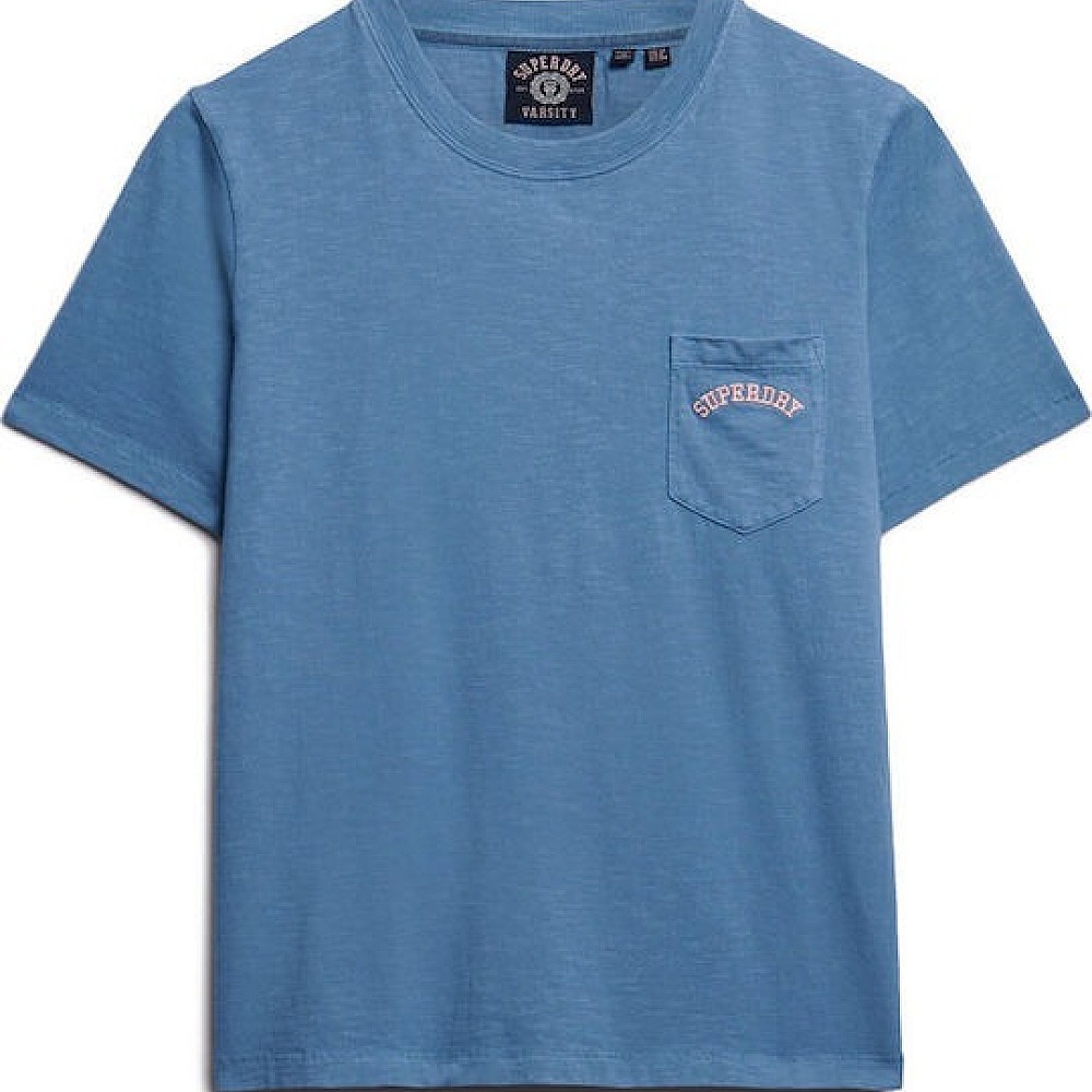 SUPERDRY W1011642A D2 OVIN ESSENTIAL LOGO GD POCKET TEE ΜΠΛ
