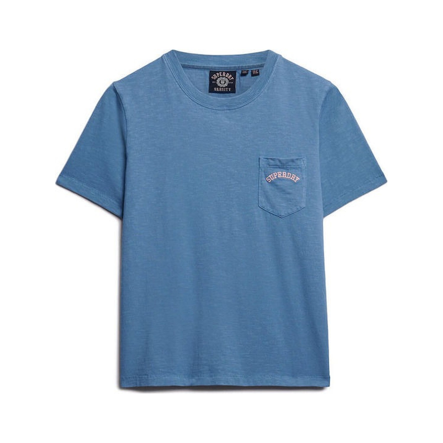 SUPERDRY W1011642A D2 OVIN ESSENTIAL LOGO GD POCKET TEE ΜΠΛ