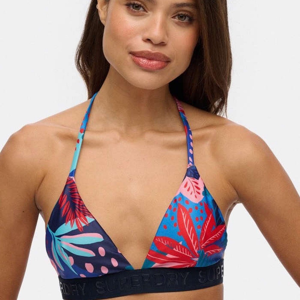 Μπικίνι Τοπ 'Logo Triangle' SUPERDRY