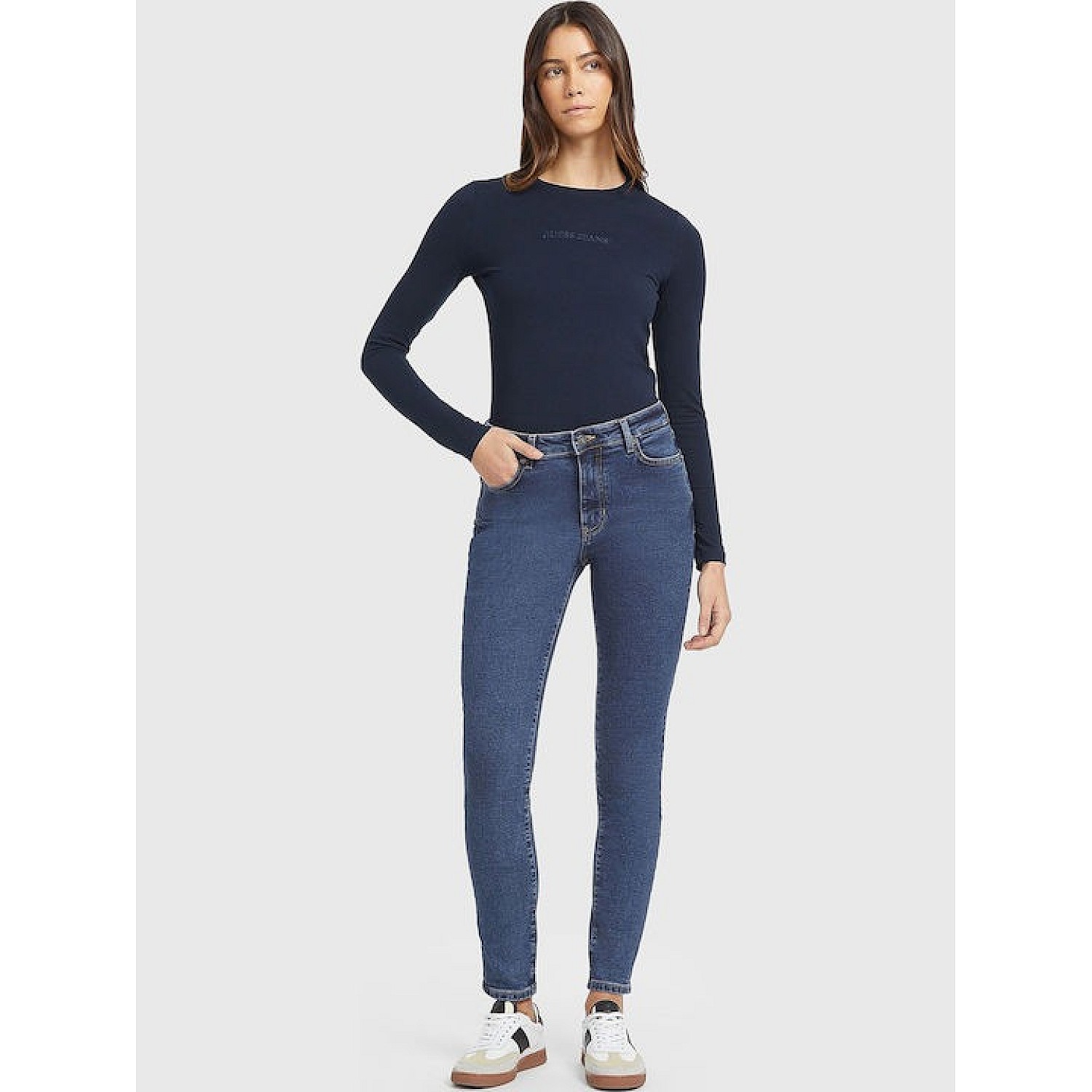 GUESS W4YA92D5CB2 GJ G05 HIGH RISE SKI - ECO RECY CO DAW