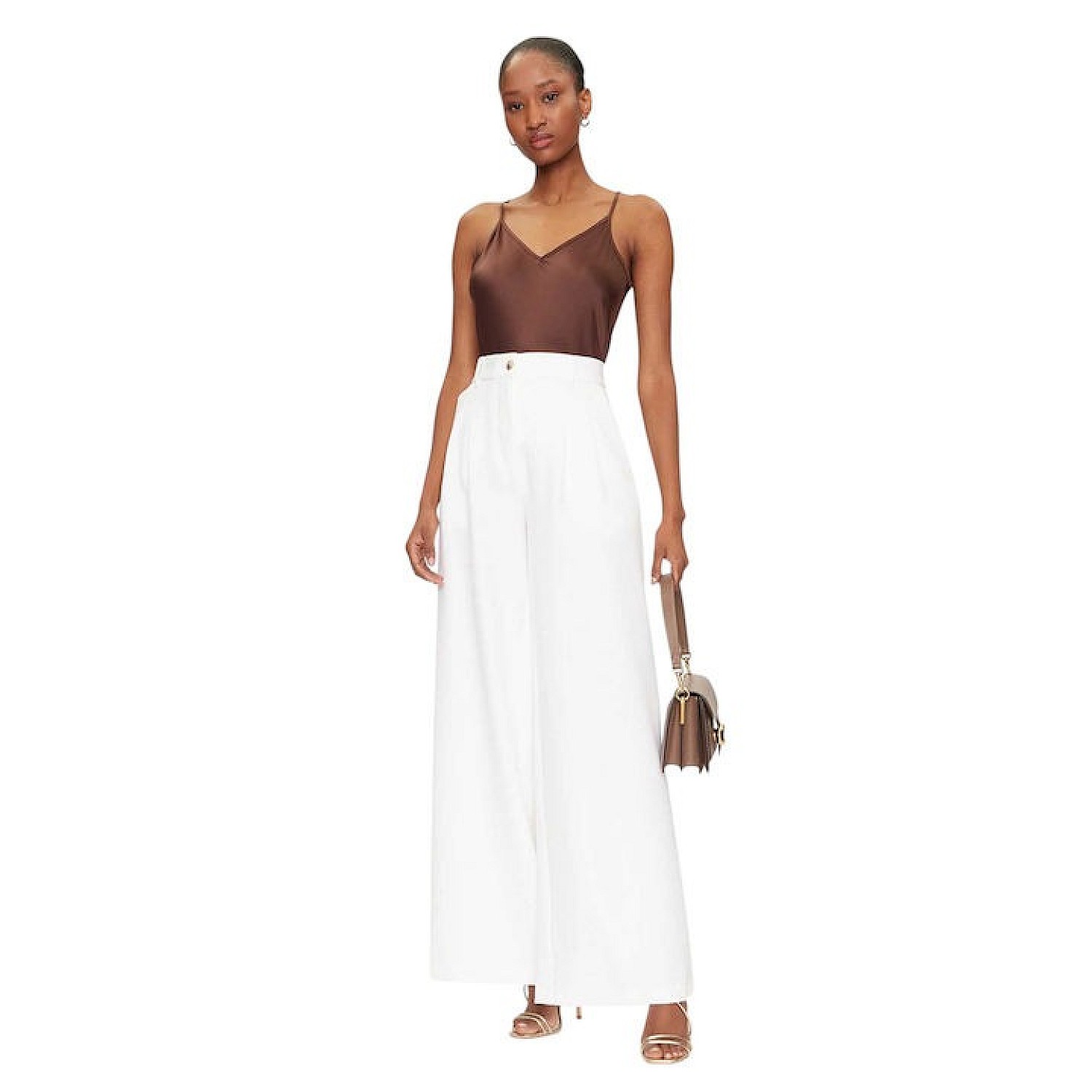 GUESS W5GB02WH9Y2 ANDREE TAILOR PLEAT PANT ΠΑΝΤΕΛΟΝΙ ΓΥΝ