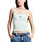 GUESS W5GP35KCIE1 GJ EMB STAR TANK TOP - ORG CO JERSEY Y