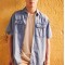 Overshirt denim πουκάμισο με τσέπες στο στήθος