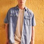 Overshirt denim πουκάμισο με τσέπες στο στήθος