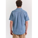 Overshirt denim πουκάμισο με τσέπες στο στήθος