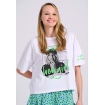 Oversized t-shirt με photographic τύπωμα Oversized t-shirt με photographic τύπωμα