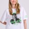 Oversized t-shirt με photographic τύπωμα