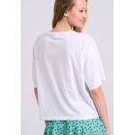 Oversized t-shirt με photographic τύπωμα Oversized t-shirt με photographic τύπωμα