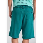 Oversized αθλητική βερμούδα με Funky Buddha τύπωμα