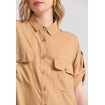 Oversized μάξι σεμιζιέ φόρεμα σε boho look