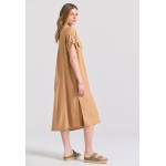 Oversized μάξι σεμιζιέ φόρεμα σε boho look