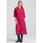 Oversized μάξι σεμιζιέ φόρεμα σε boho look