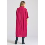 Oversized μάξι σεμιζιέ φόρεμα σε boho look
