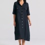 Oversized μάξι σεμιζιέ φόρεμα σε boho look