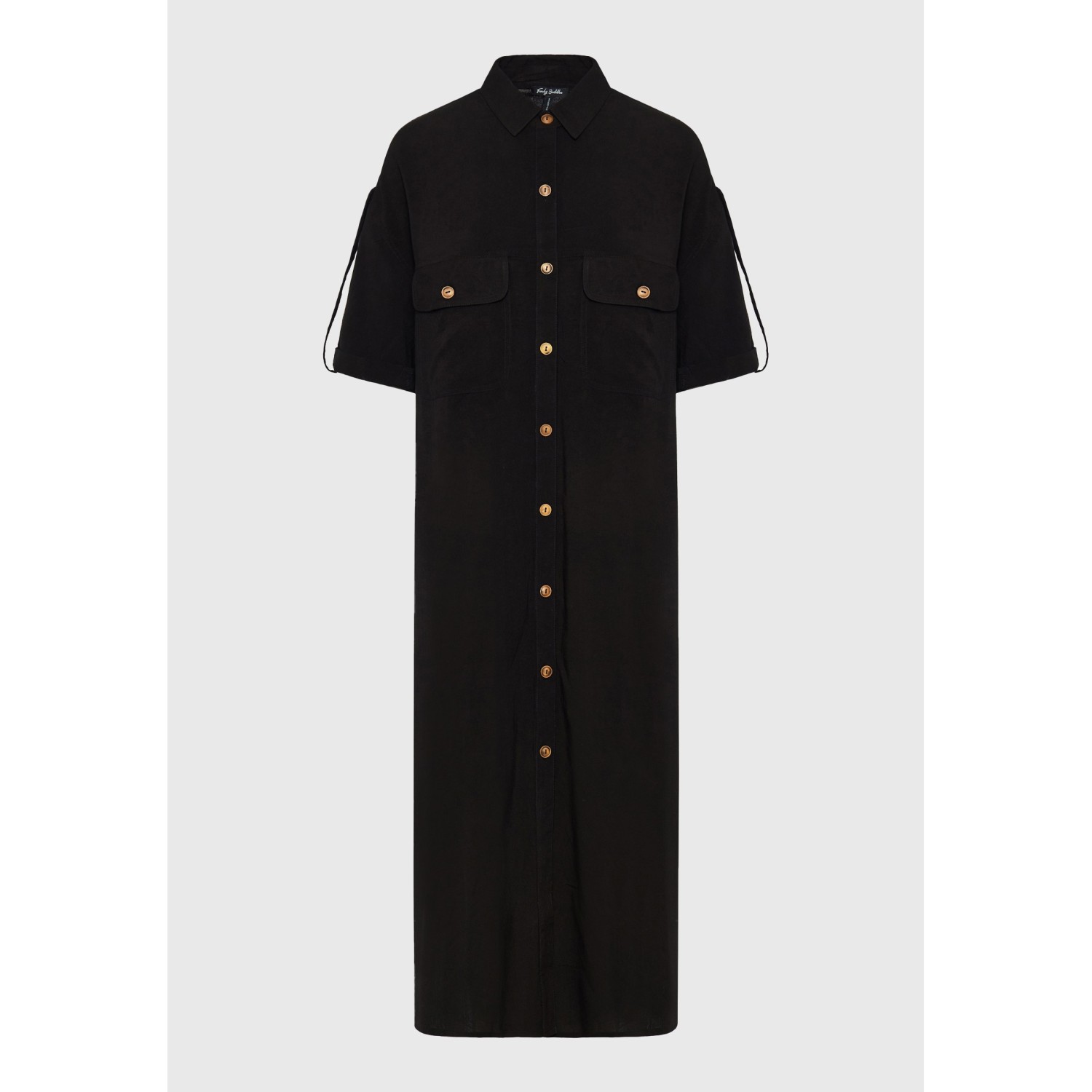 Oversized μάξι σεμιζιέ φόρεμα σε boho look