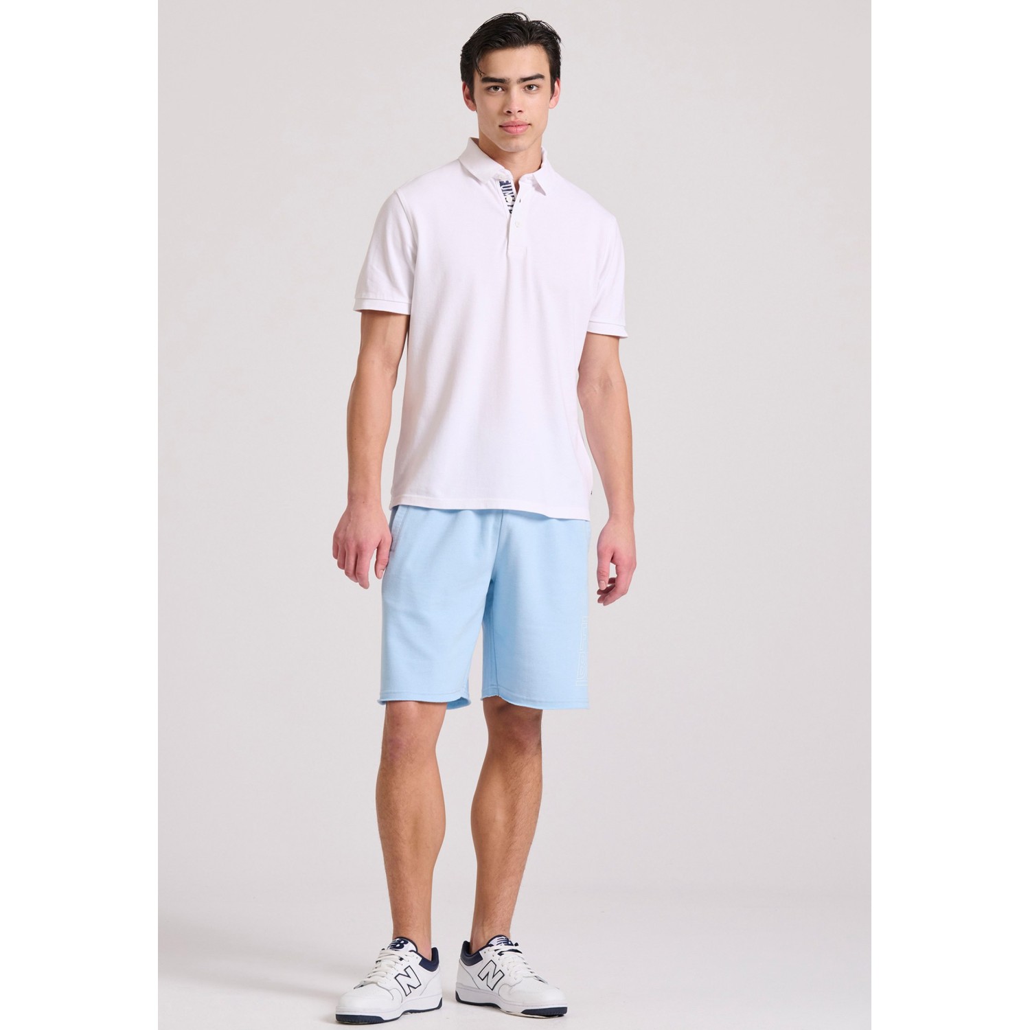 Polo μπλούζα με branded τύπωμα στην εσωτερική πατι