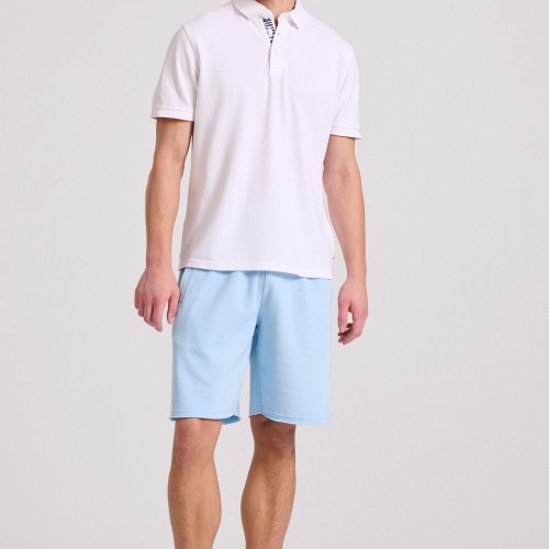 Polo μπλούζα με branded τύπωμα στην εσωτερική πατι Polo μπλούζα με branded τύπωμα στην εσωτερική πατι
