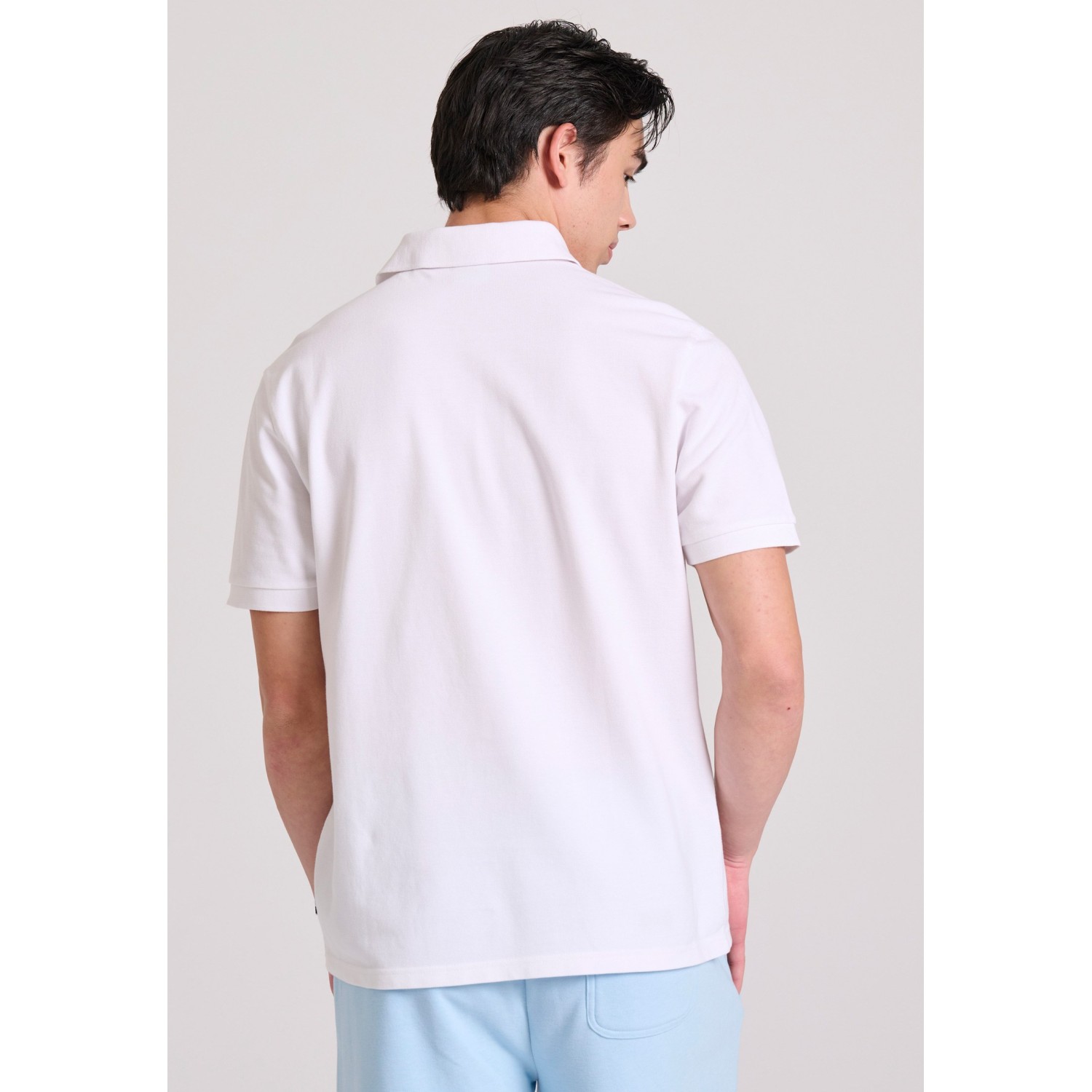 Polo μπλούζα με branded τύπωμα στην εσωτερική πατι