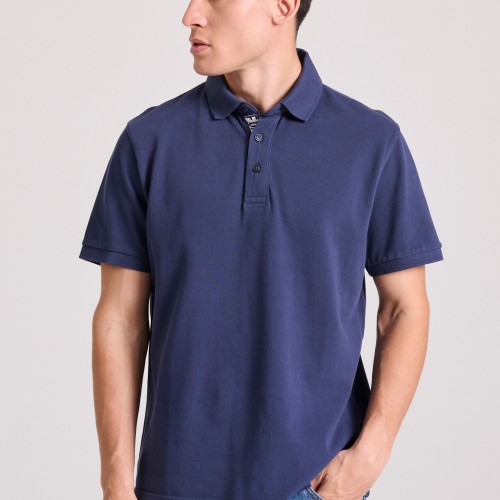 Polo μπλούζα με branded τύπωμα στην εσωτερική πατι