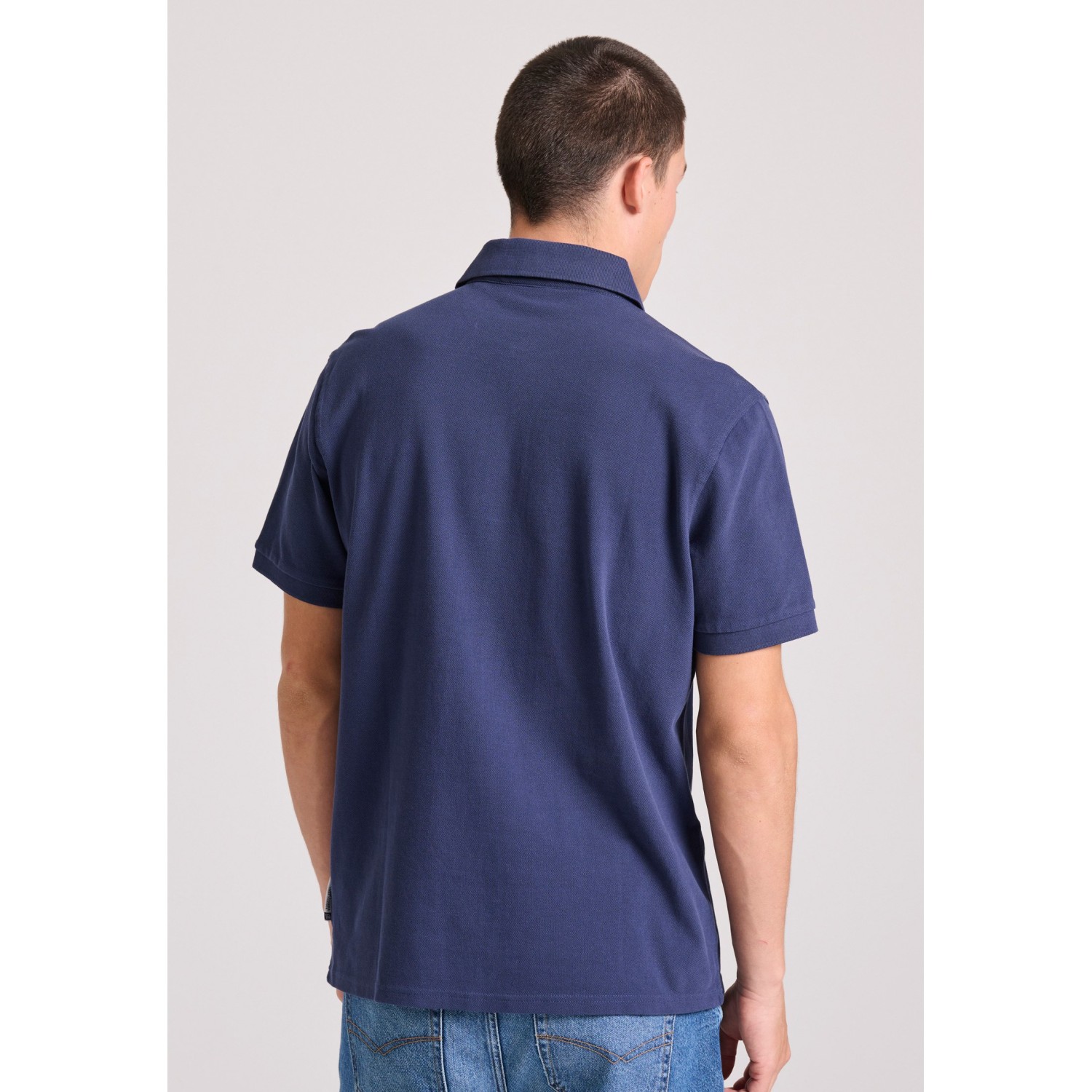 Polo μπλούζα με branded τύπωμα στην εσωτερική πατι