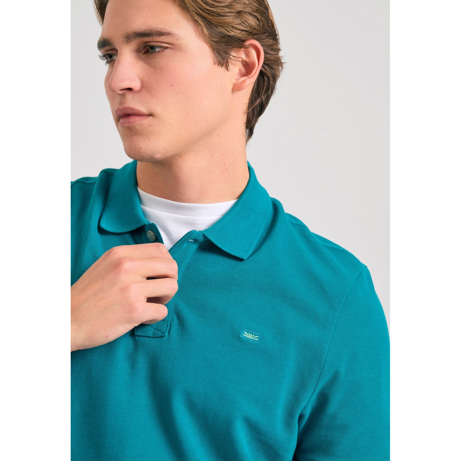 Polo μπλούζα με κεντημένο logo - The essentials