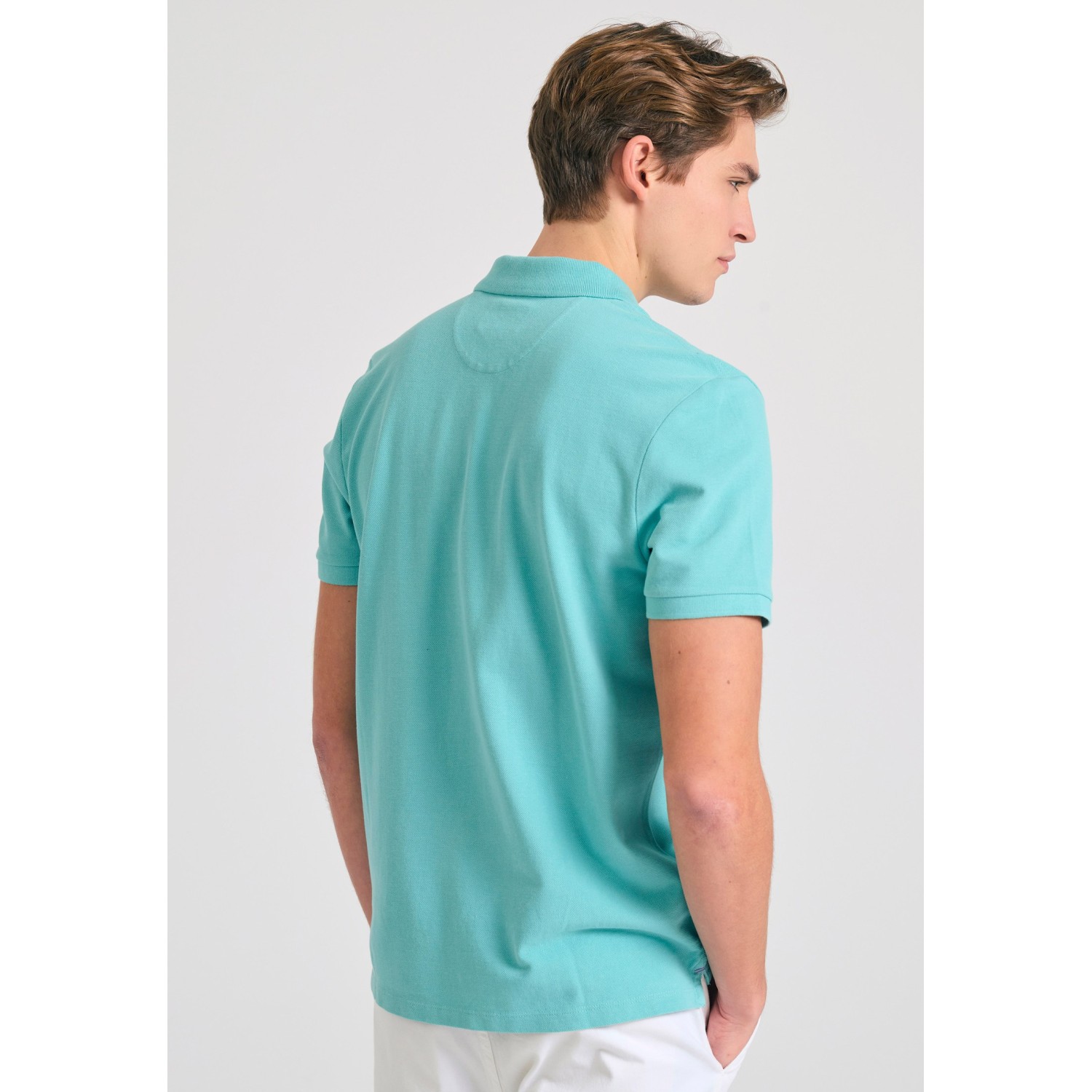 Polo μπλούζα με κεντημένο logo - The essentials Polo μπλούζα με κεντημένο logo - The essentials