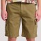 Relaxed fit linen blend cargo βερμούδα