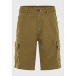 Relaxed fit linen blend cargo βερμούδα