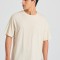 Relaxed fit linen blend t-shirt