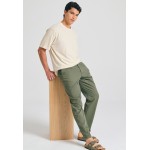 Relaxed fit linen blend t-shirt