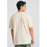 Relaxed fit linen blend t-shirt