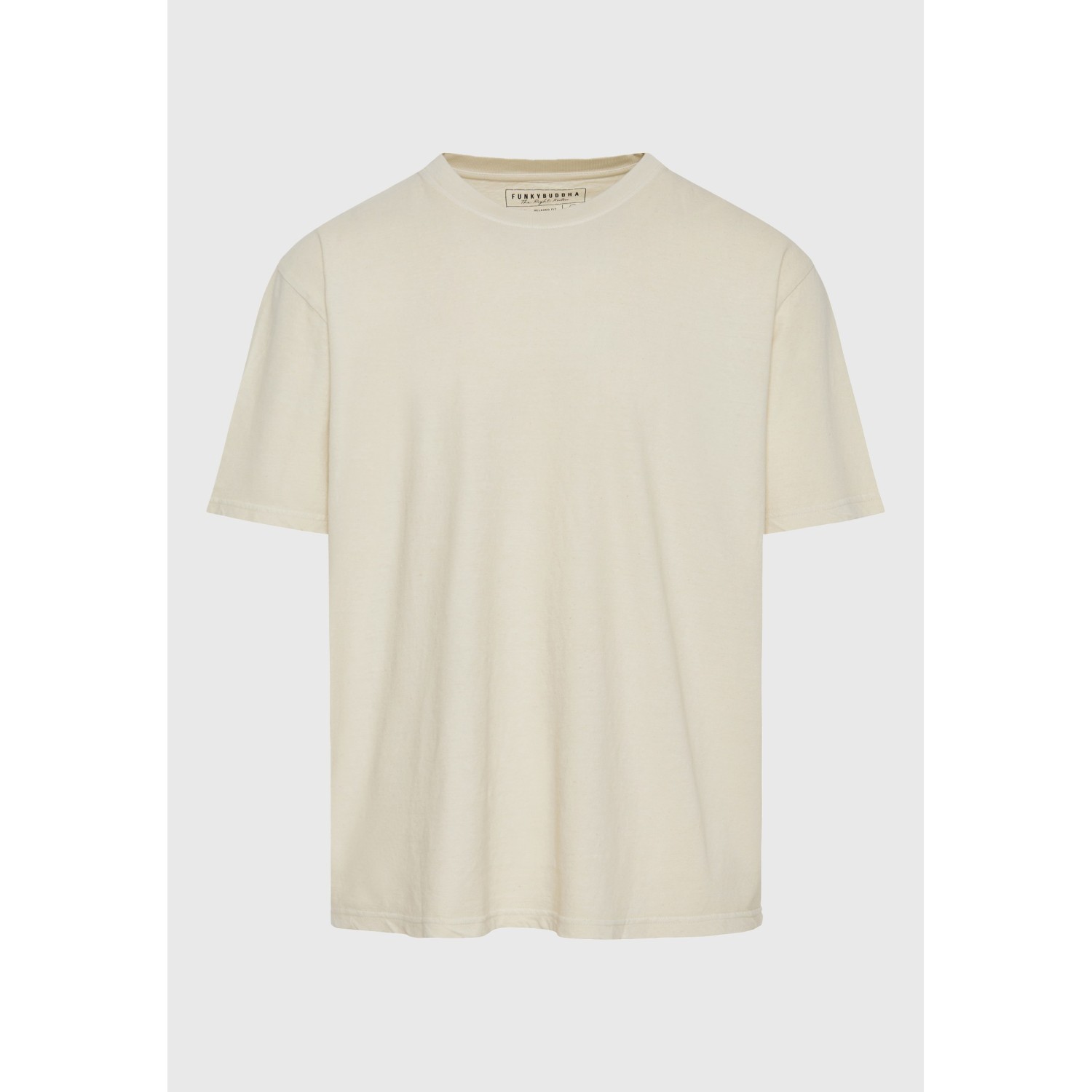 Relaxed fit linen blend t-shirt