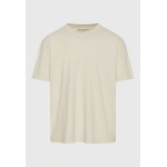 Relaxed fit linen blend t-shirt