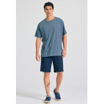 Relaxed fit linen blend t-shirt
