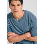 Relaxed fit linen blend t-shirt