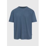 Relaxed fit linen blend t-shirt
