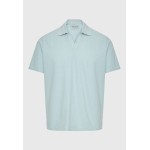 Relaxed fit linen blend μπλούζα πόλο