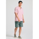 Relaxed fit linen blend μπλούζα πόλο