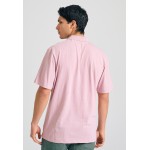 Relaxed fit linen blend μπλούζα πόλο