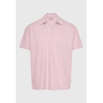 Relaxed fit linen blend μπλούζα πόλο