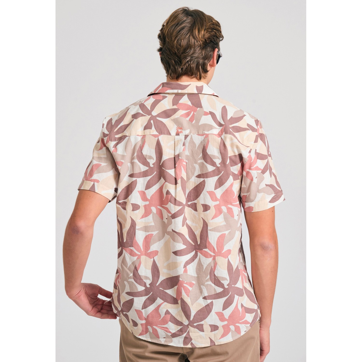 Relaxed fit linen blend φλοράλ πουκάμισο Relaxed fit linen blend φλοράλ πουκάμισο