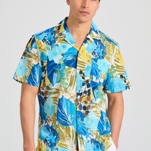 Relaxed fit resort πουκάμισο