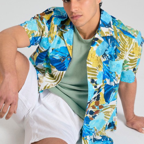 Relaxed fit resort πουκάμισο