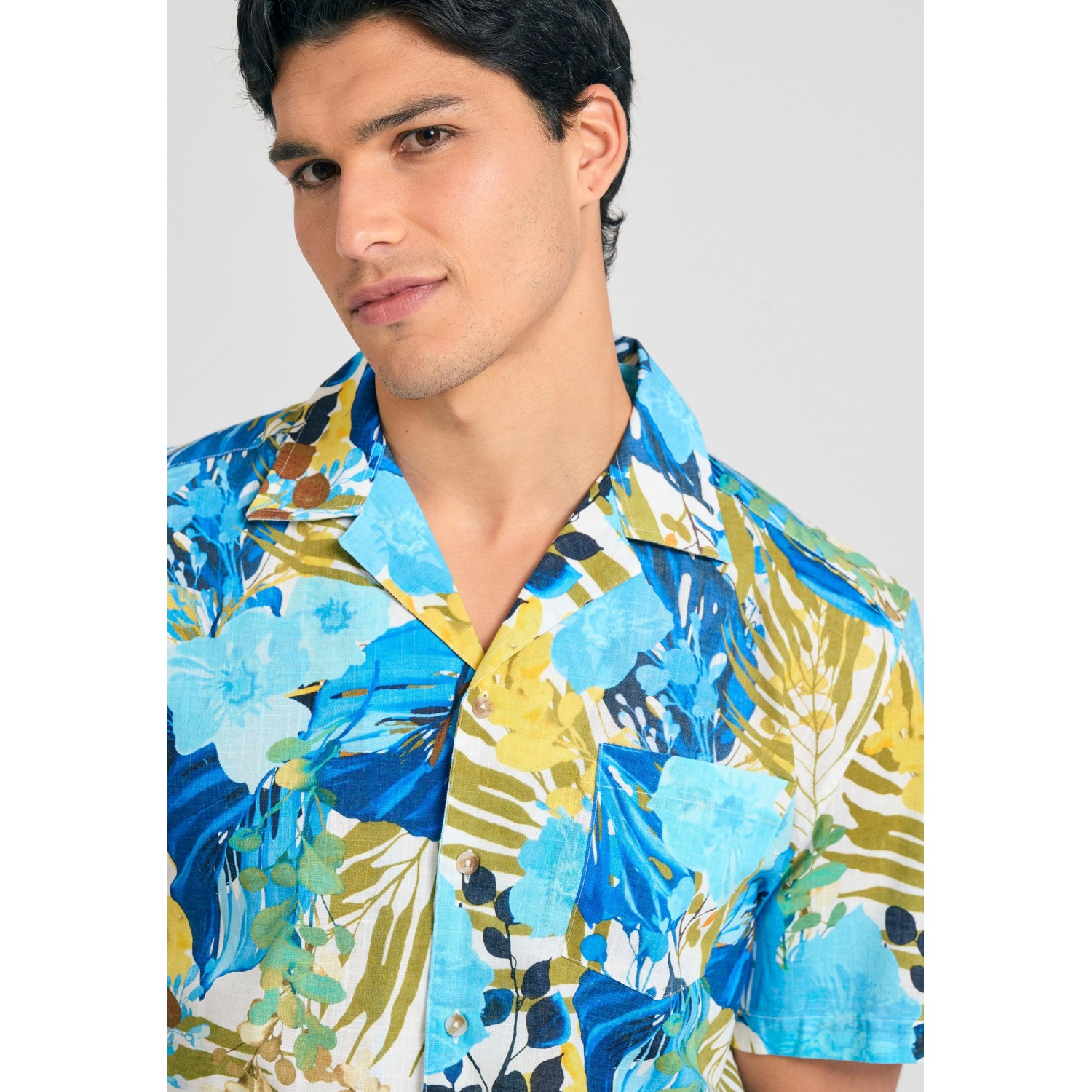 Relaxed fit resort πουκάμισο